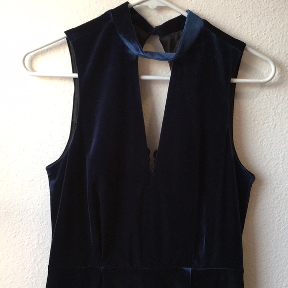 Topshop Velvet Romper - Picture 3 of 8